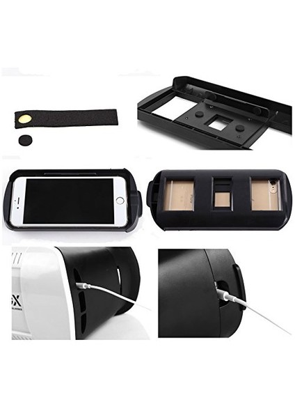 Vr Box Sanal Gerçeklik Gözlüğü Bluetooth Kulaklık Ve Kumanda 6İnc fırsatları