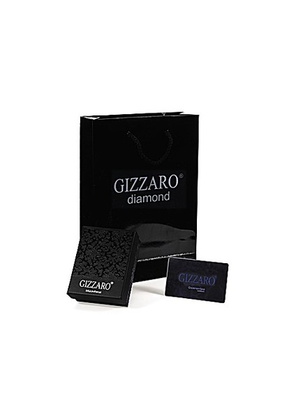 0.03 Karat Pırlanta 0.15 Karat Topaz Pırlanta Kar Kolye Gmy127