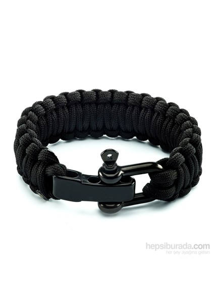 Çelik Klips Paracord 550 Paraşüt İpi Bileklik
