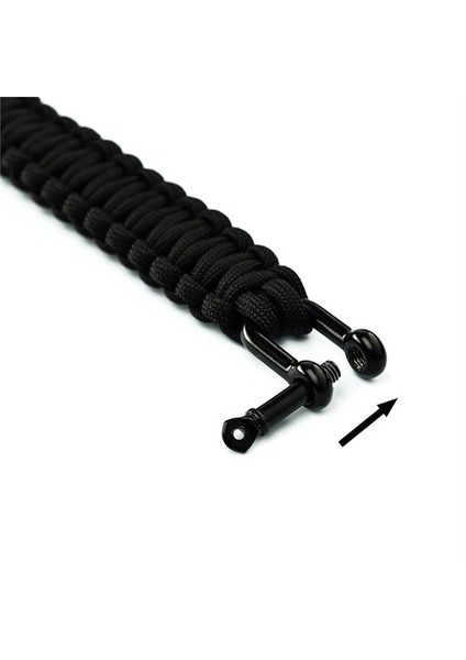 Çelik Klips Paracord 550 Paraşüt İpi Bileklik