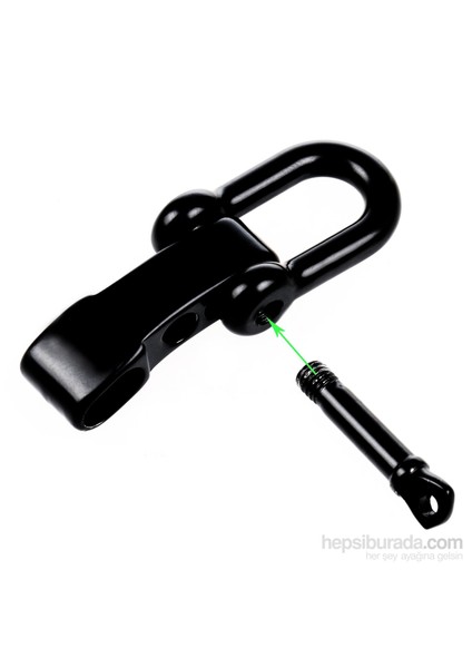 Çelik Klips Paracord 550 Paraşüt İpi Bileklik
