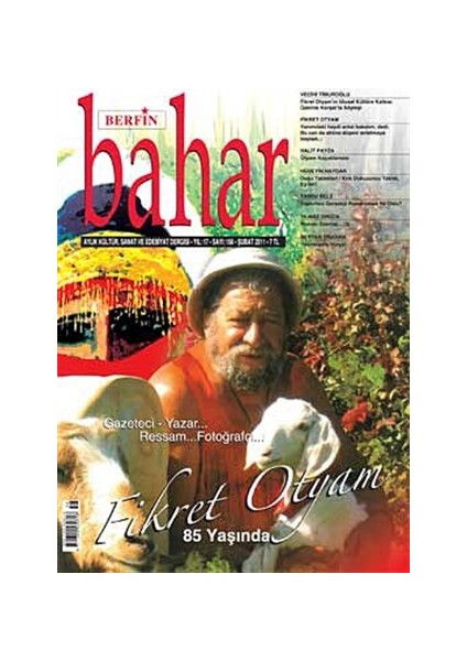 Berfin Bahar Aylık Kültür, Sanat ve Edebiyat Dergisi Sayı : 156