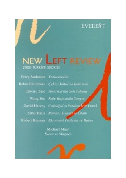 New Left Review 2000 - Türkiye Seçkisi