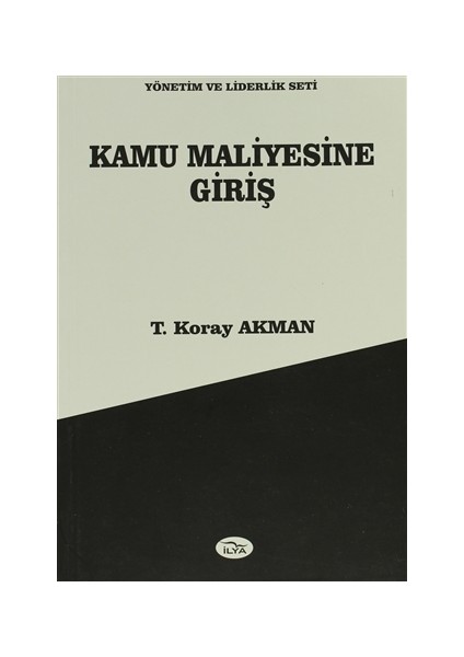 Kamu Maliyesine Giriş