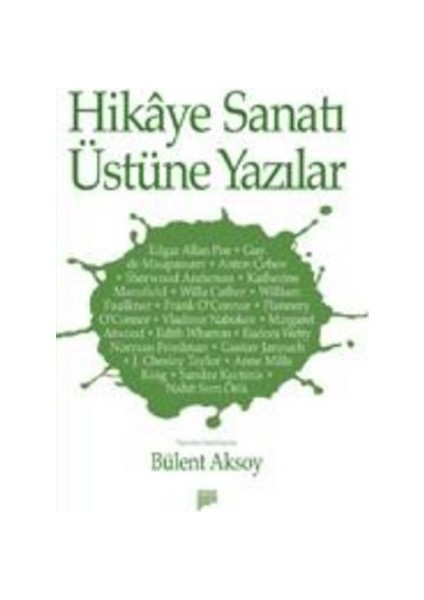 Hikaye Sanatı Üstüne Yazılar