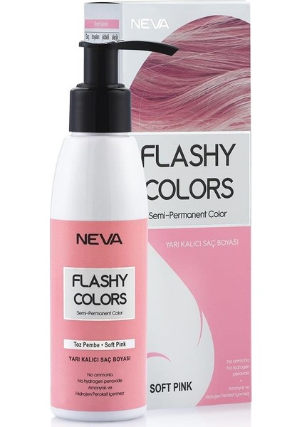 Flashy Colors Yarı Kalıcı Saç Boyası Toz Pembe - Soft Pınk