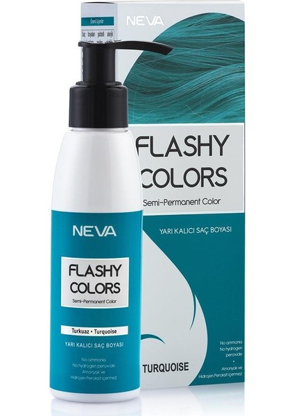 Flashy Colors Yarı Kalıcı Saç Boyası Turkuaz - Turquoıse