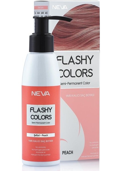 Flashy Colors Yarı Kalıcı Saç Boyası Şeftali - Peach