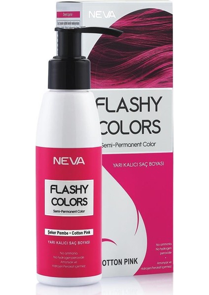 Flashy Colors Yarı Kalıcı Saç Boyası Şeker Pembe - Cotton Pink fiyatları