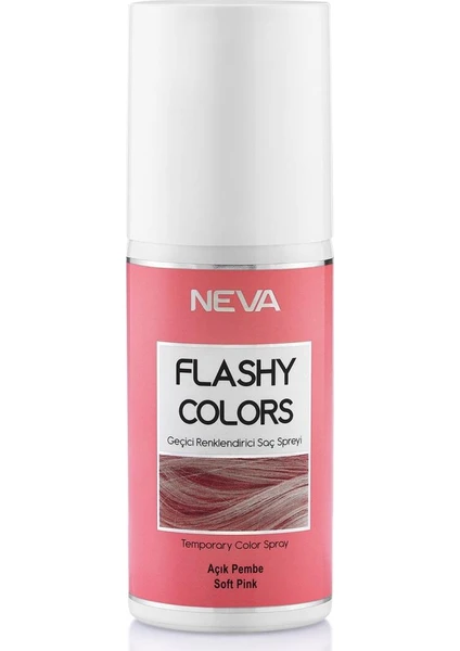 Flashy Colors Geçici Renkli Saç Spreyi 75Ml Açık Pembe