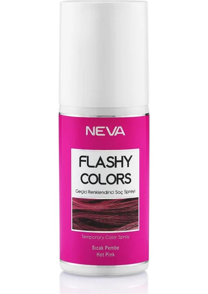 Flashy Colors Geçici Renkli Saç Spreyi 75Ml Sıcak Pembe