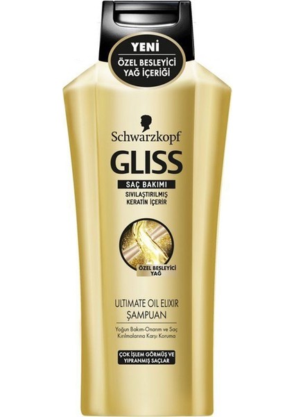 Şampuan Ultimate Oil Elixir Çok İşlem Görmüş Ve Yıpranmış Saçlar 400 Ml