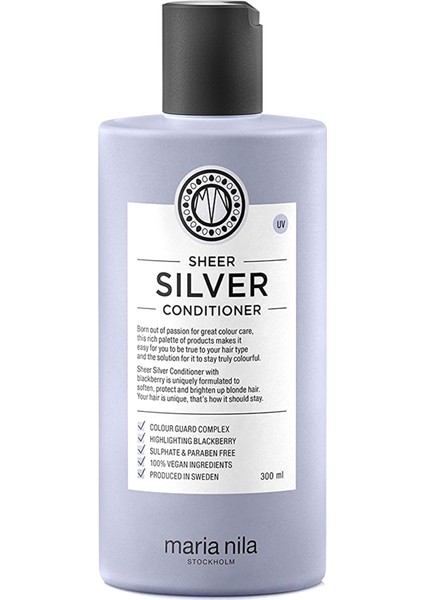 Sarı Ve Gri Saçlar İçin Saç Kremi 300 Ml - Sheer Silver Conditioner