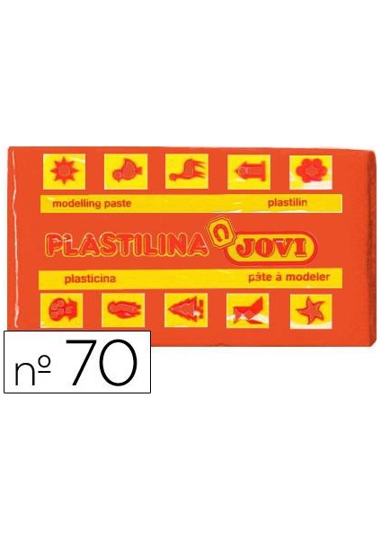 Oyun Hamuru Plaka 50 Gr Turuncu 056633