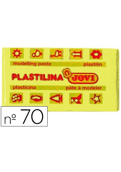 Oyun Hamuru Plaka 50 Gr Sarı 056633