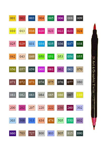 Art&Graphic Twin Tut-80 303 Shadow Mouwe