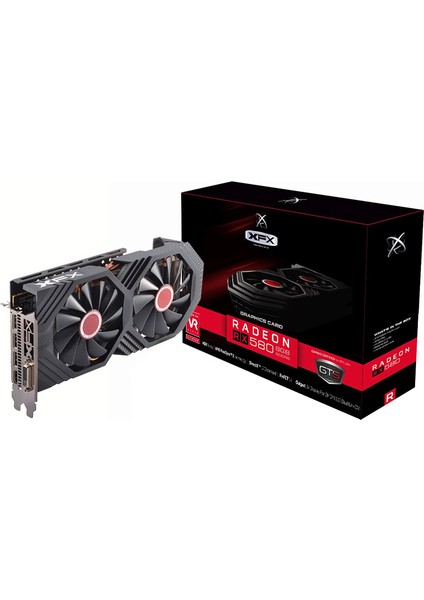 Radeon RX 580 GTS XXX Edition 8GB PCI-E x16 256Bit GDDR5 O.C Ekran Kartı (XFX-RX-580P8DFD6)