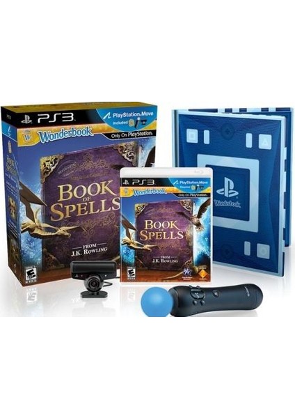 Ps3 Wonderbook Book Of Spells Kıtaplı Oyun + Move Kol + Kamera