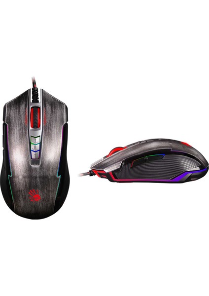 P93 Lk 5K Optik Multi Core Metal Ayak Kurşun Gri 5000Cpı-Rgb Oyuncu Mouse