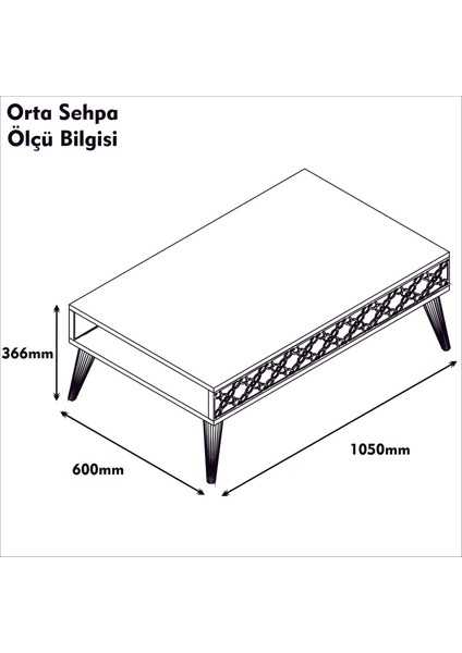 Variant Concept City Orta Sehpa Ceviz - Ekru