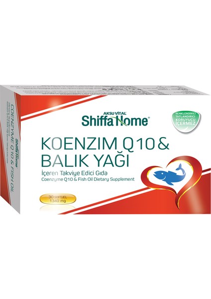 Shıffa Home Koenzim Q10&Balık Yağı