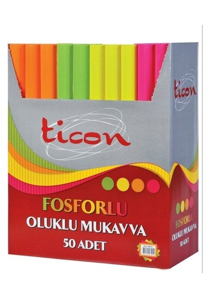 Oluklu Mukavva Fosforlu 50*70