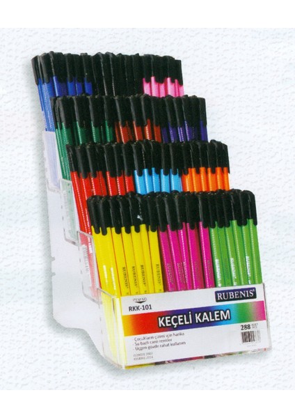 Rubenıs Rkk-101 Üçgen Keçeli Kalem Koyu Yeşil