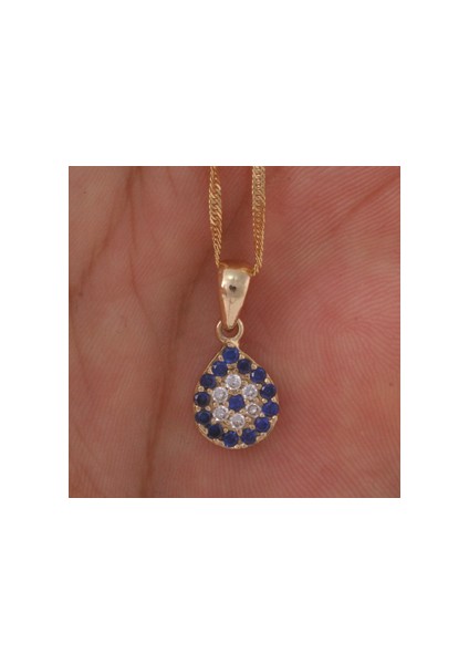 Altınsepeti Damla Modeli Altın Göz Kolye As155Kl fiyatları