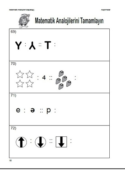 Matematik Analojileri Başlangıç - Linda Brumbaugh