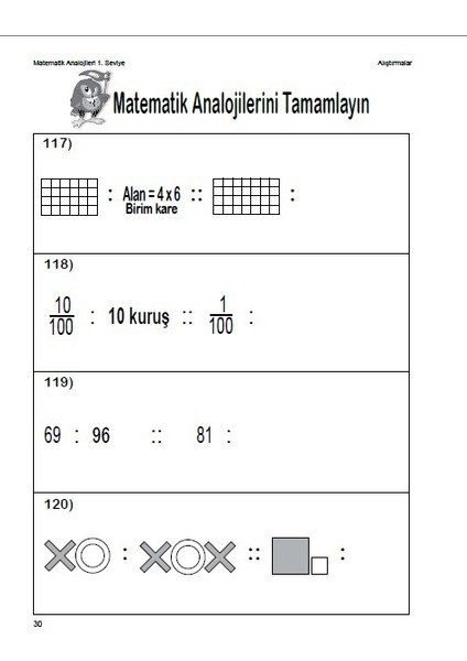 Matematik Analojileri 1. Seviye - Linda Brumbaugh