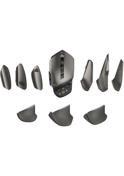 007 Gri Lazer 8200DPI 8 Tuş Avago Omron USB Pro Oyuncu Mouse