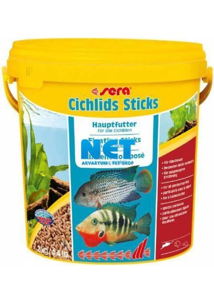 Cichlid Sticks 50 Gr Kovadan Bölme