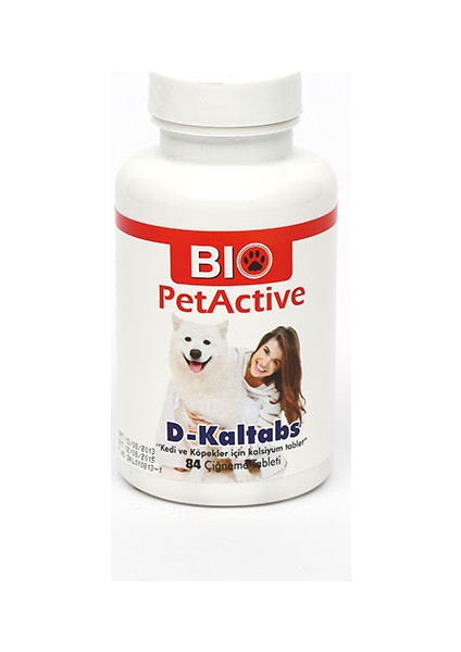 Pet Active Biopetactive D-Kaltabs 84 Tablet