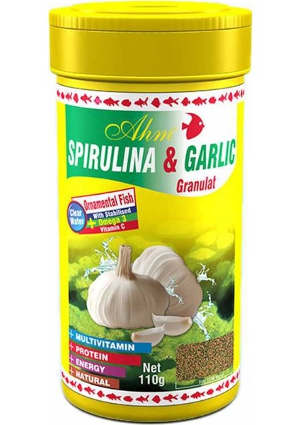 Spirulina Garlic Sarımsaklı 250 Ml