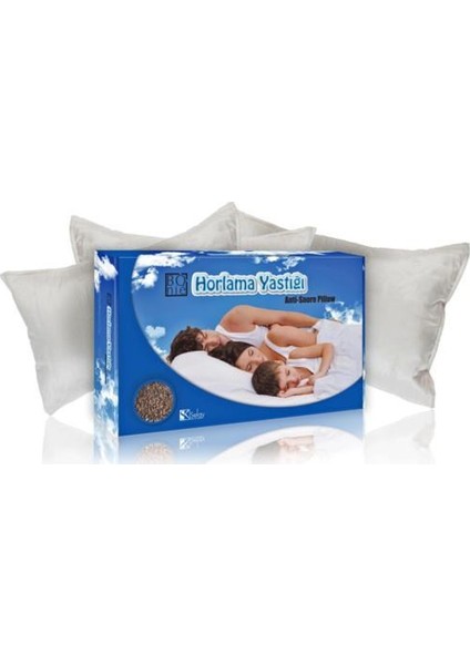 Bonie Rahat Uyku Yastığı ( Buckwheat) İkili + 6 Adet Acura Ac951 Burun Bandı Hediyeli