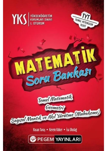 Pegem Akademi Yayıncılık YKS Matematik Soru Bankası 1. Oturum