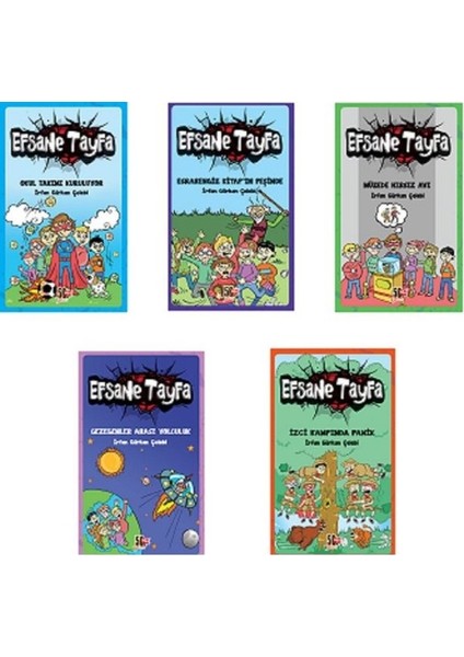 Efsane Tayfa Seti-5 Kitap Takım Kutulu - İrfan Gürkan Çelebi