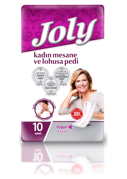 Kadın Mesane Pedi 10 Adet Yoğun 5 Drop Lausa Pedi