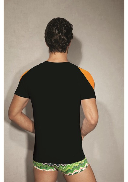 Siyah - Kahve Kalipso Erkek T-Shirt 2575