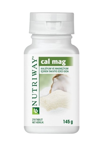 NUTRIWAY Calcium Magnesium 210 Tablet (2 Adet)