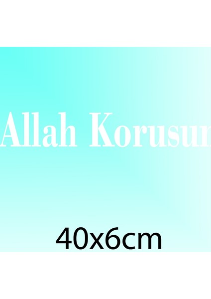 Allah Korusun - Oto Sticker fiyatları