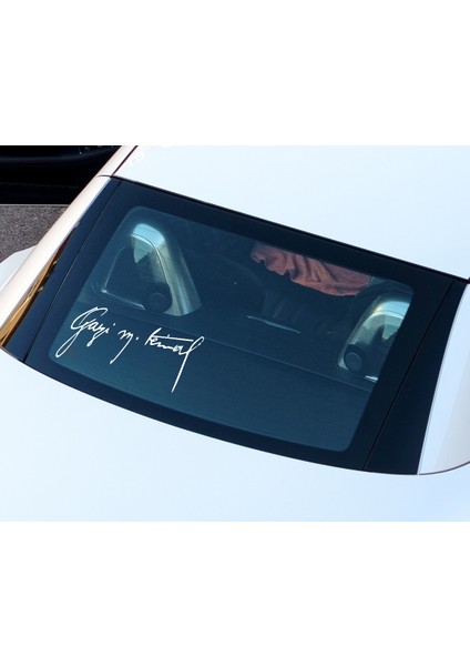Gazi M. Kemal İmzası - Oto Sticker fiyatları