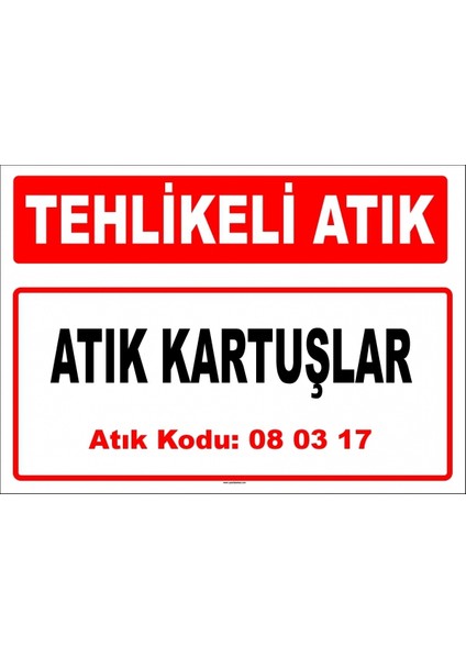 A 080317-2 - Atık Kartuşlar