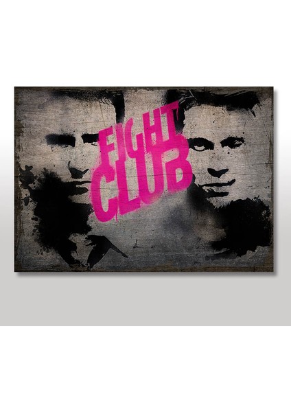 Ahşap Tablo Fight Club