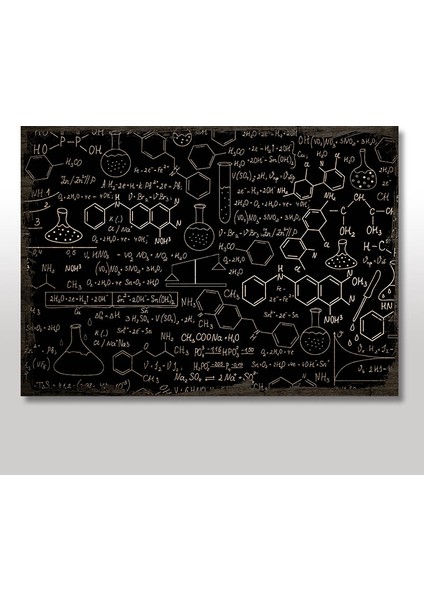 Ahşap Tablo Kimya Formülleri