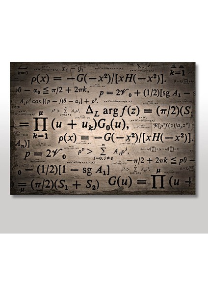 Ahşap Tablo Matematik Formileri