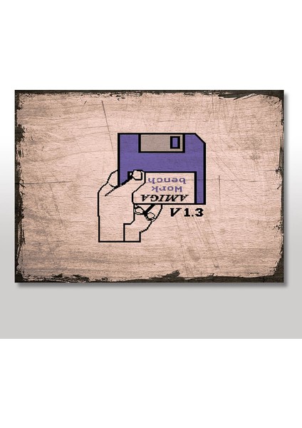 Ahşap Tablo Amiga Work Bench