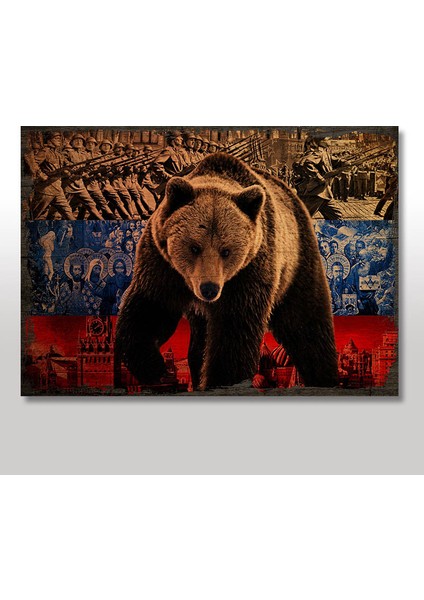 Tablomega Ahşap Tablo Rusya Simgeleri