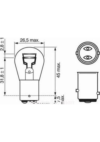 BOSCH CITROEN C1 1016 Ampul / Sinyal Ampulü 2014 - 2017