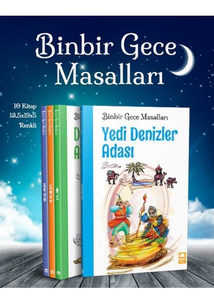 Binbir Gece Masalları Seti (10 Kitap Takım)